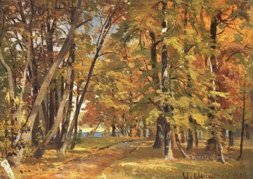 early autumn 1889 classical landscape Ivan Ivanovich Oil Paintings